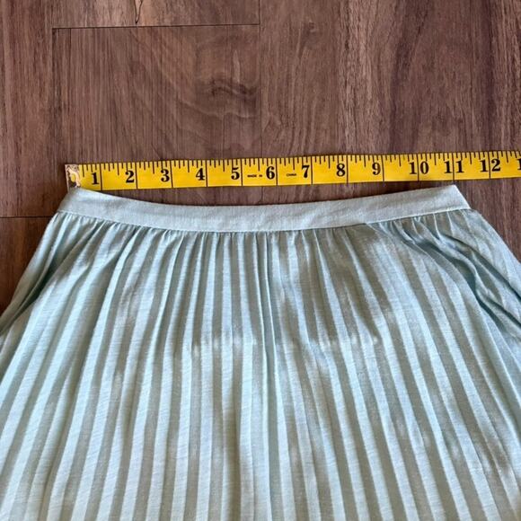 Vintage NW3 UK Midi Skirt Size 6 Midi Light Blue Flowy Soft Lined - Picture 10 of 12
